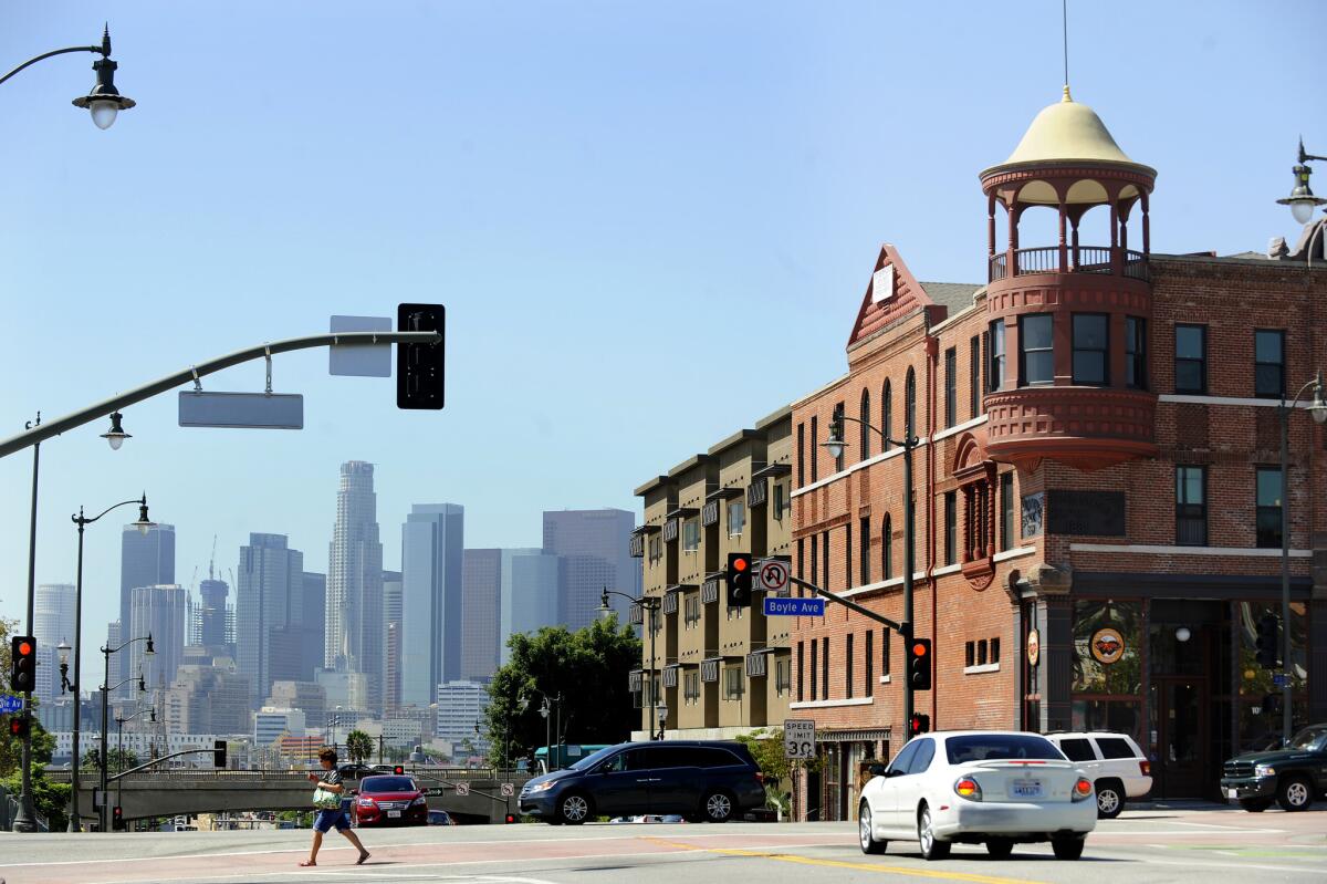 Boyle Heights neighborhood in Los Angeles
